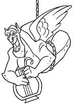 coloriage la gargouille de notre dame